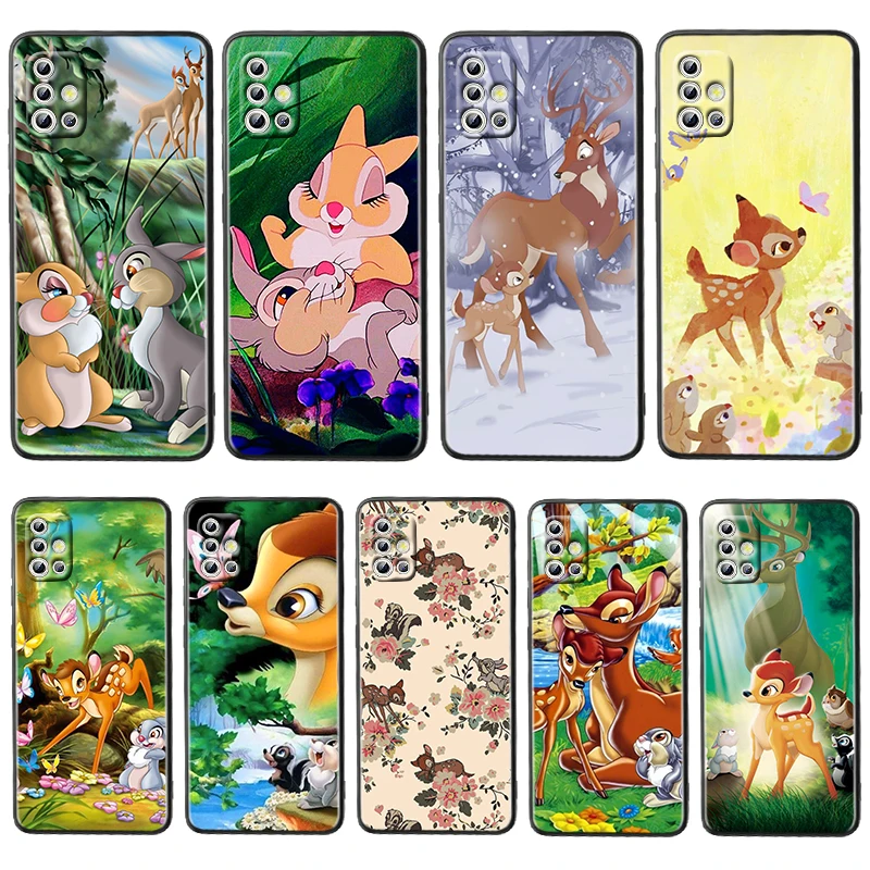 

Disney Bambi Phone Case For Samsung Galaxy A91 A81 A71 A51 5G 4G A41 A31 A21 A11 Core A42 A02 A12 Cover