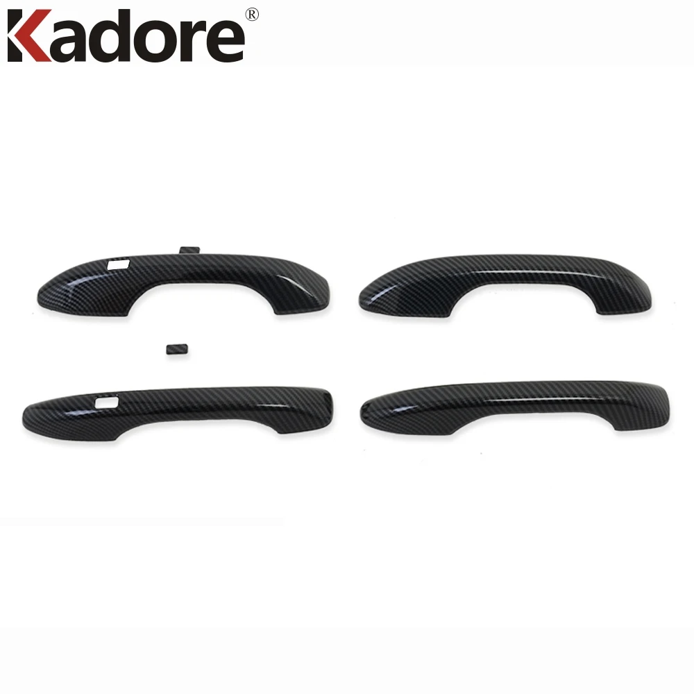 Накладка на дверную ручку для Hyundai Cantus Creta ix25 2020 2021 из углеродного волокна