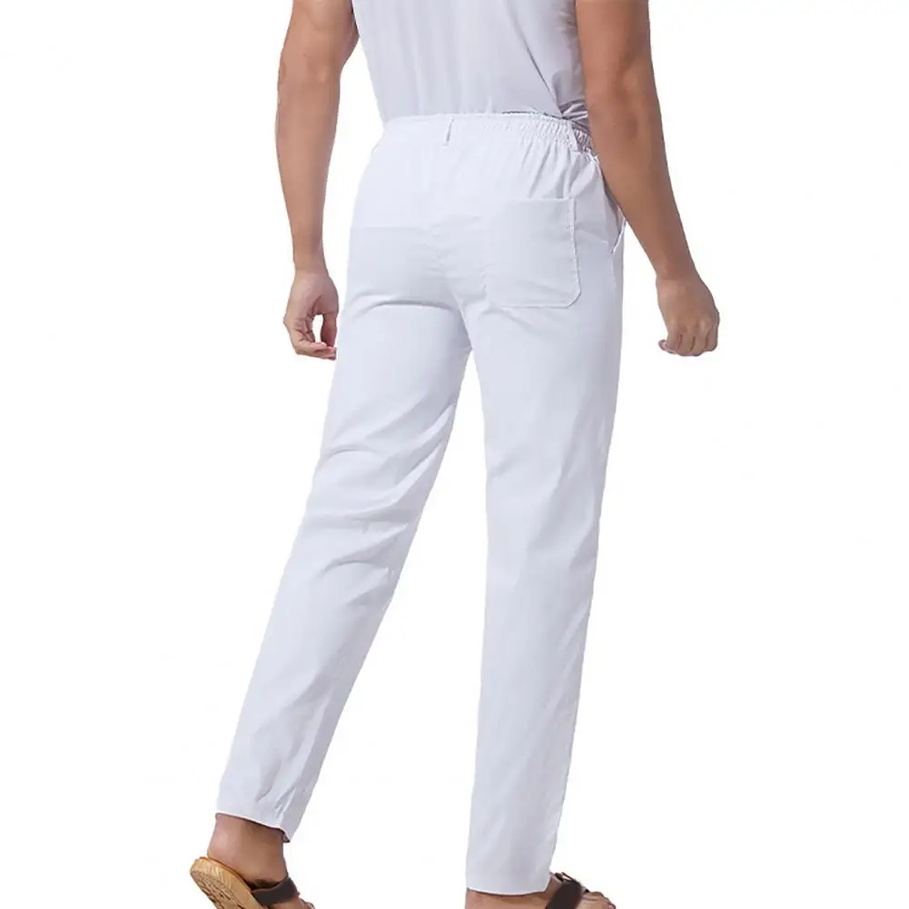 

Брюки мужские с карманами, быстросочетающийся Топ, однотонные штаны, летняя повседневная одежда