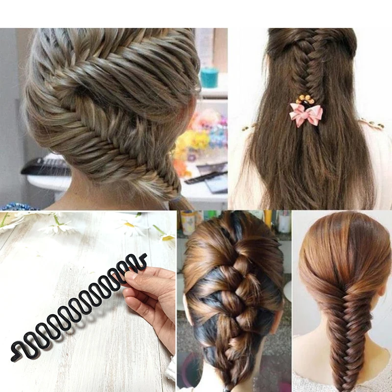 Женский Набор Волшебных Аксессуаров Для Волос Инструменты Плетения Заколки