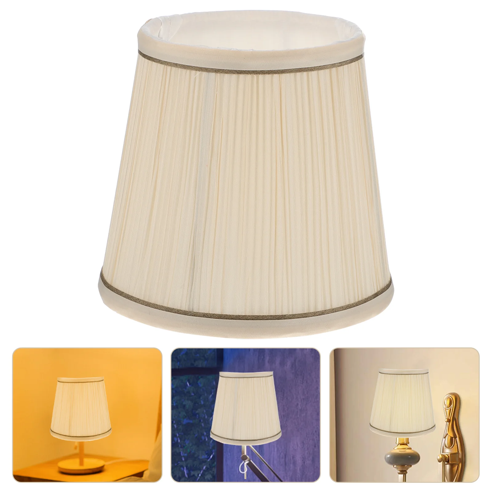 

Fabric Lampshade Exquisite Practical Light Ceiling Candlestick Bubble Decorations Cap for