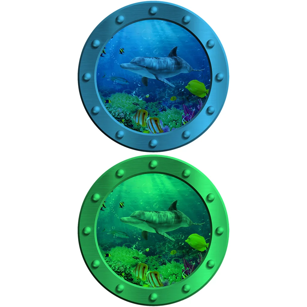 

Pvc Sea Life Wall Stickers Marine Animals Kindergarten Decals Decorate Ocean Room