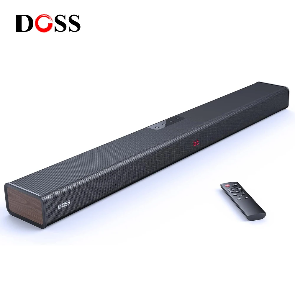 

DOSS TV SoundBar Speaker Bluetooth 5.0 Powerful Home Theater Sound System Subwoofers Bass Sound Bar with Remote Control Speakers