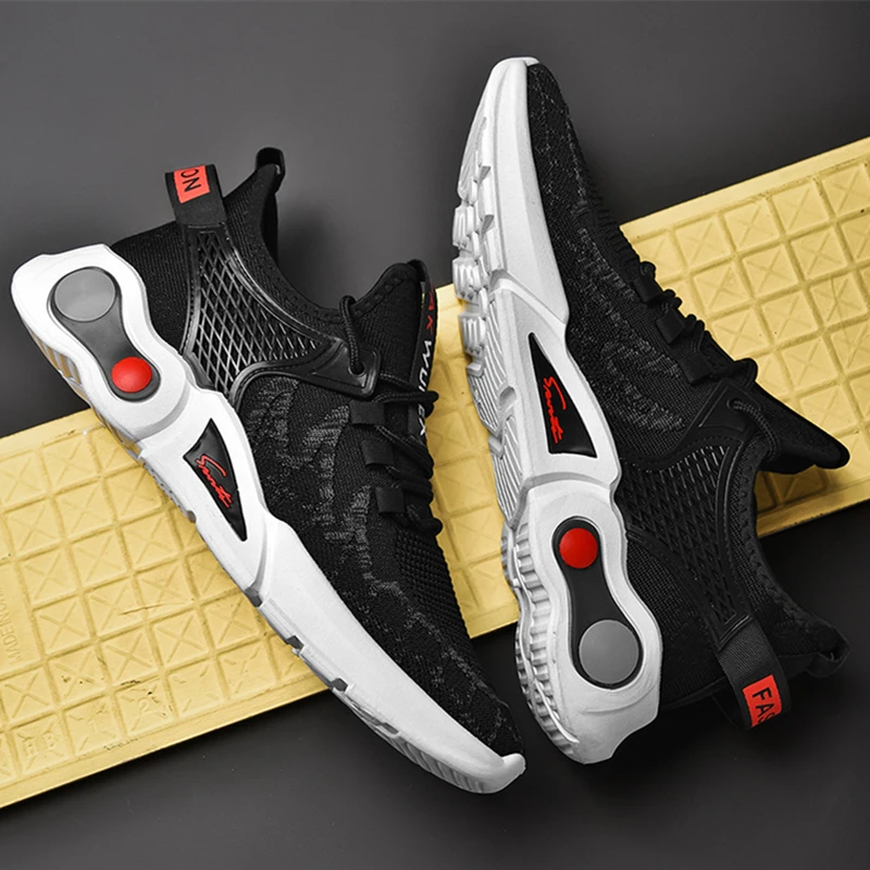 Men's Basketball Shoes Male Boots Non-slip Shock Absorption Sports High Top Breathable Wearable Gym Training Athletic Sneakers