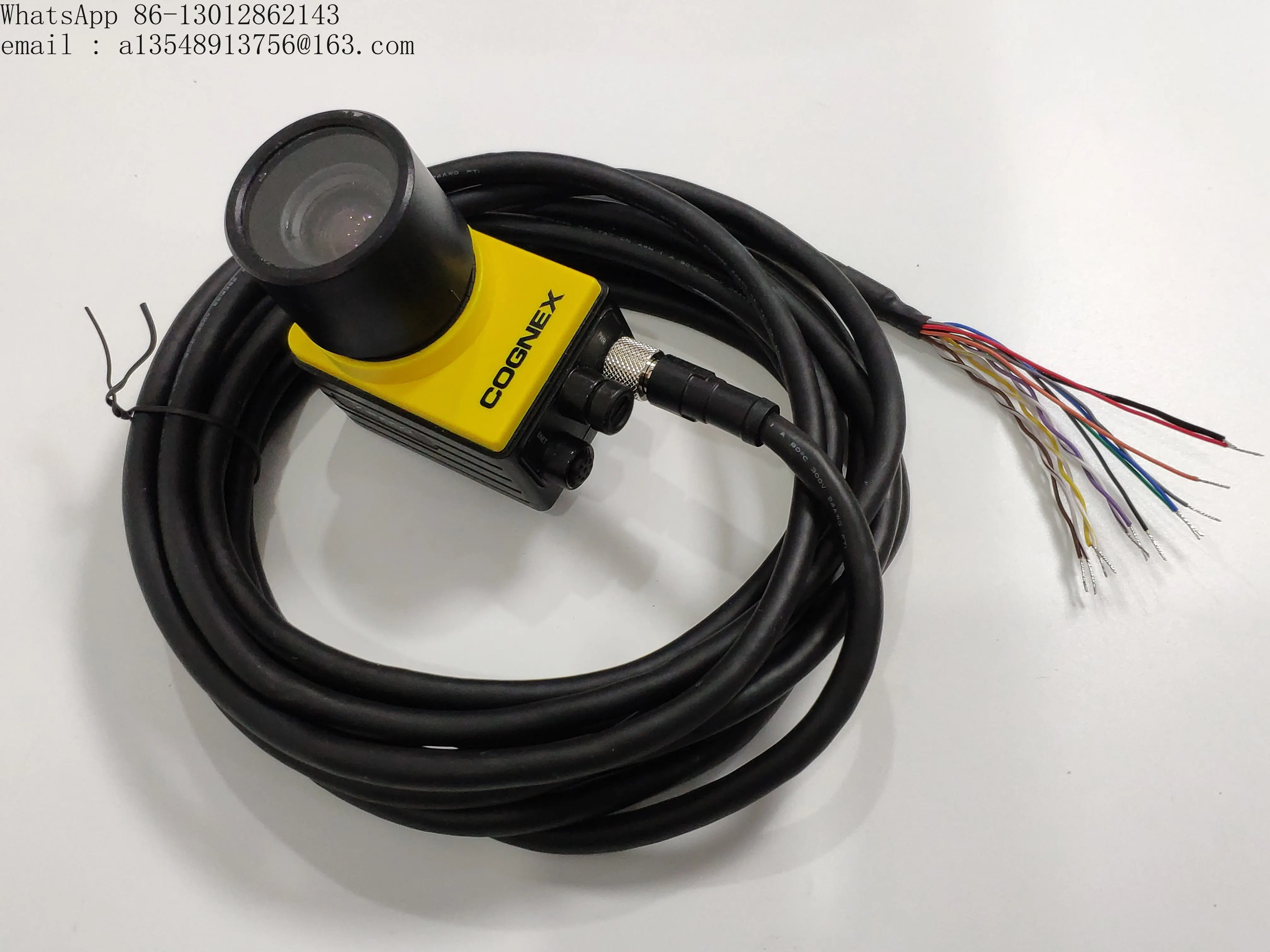 Фото Совместимый с COGNEX силовой кабель, высокогибкий кабель для тяговой цепи, кабель триггера CCB-PWRIO-05 /10 /15 №3