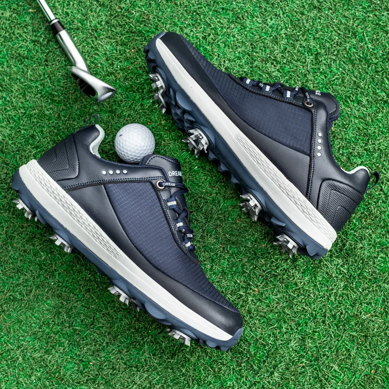 2022 New Fashion Men's Golf Shoes Outdoor Comfort Golf Training Sneakers Men's Grassland Non Slip Fitness Golf Sneakers