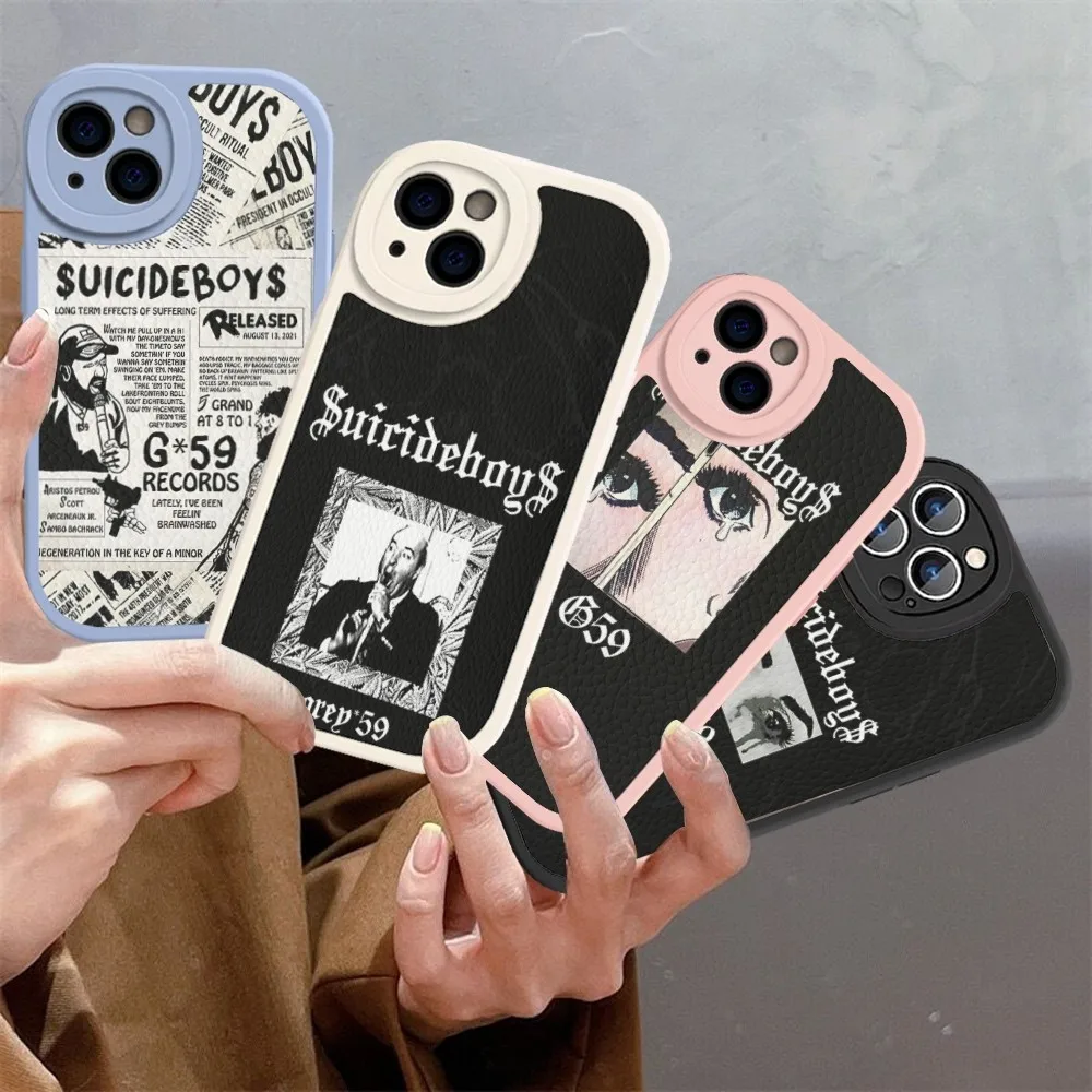 Чехол для телефона New World S-SuicideboyS из жесткой кожи iPhone 16 15 14 13 12 Mini 11 Pro Max Xs X Xr 7 8 Plus Fundas