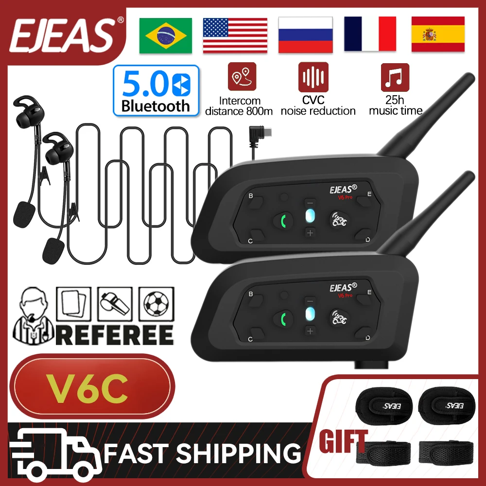 Полнодуплексная Беспроводная Bluetooth-гарнитура для профессионального рефери по