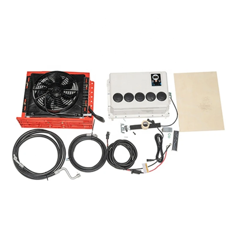 

Construction Machinery Cabin Sleeper Battery Powered mini wall split 12v 24v 12 volt parking air conditioner