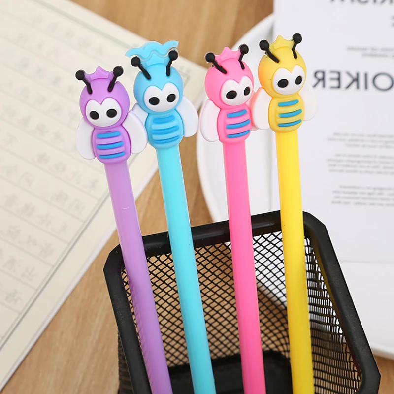 

1PC Bee Gel Pen School Supplies Office Accessories Stationery Store for Writing Kawaii School Student Teacher Office Supplies