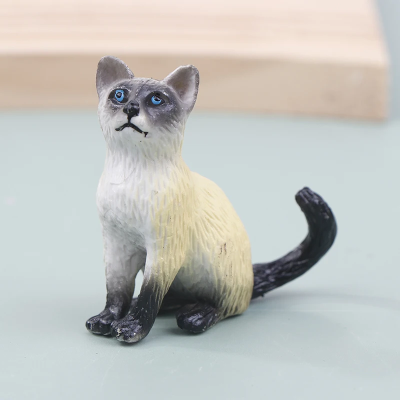 Модель симпатичного мультяшного кота из ПВХ фигурка кошки модель детской куклы