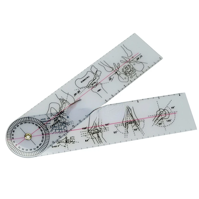 

Spinal distal radioulnar joint ruler medical ruler Angle protractor Bone measurements feet