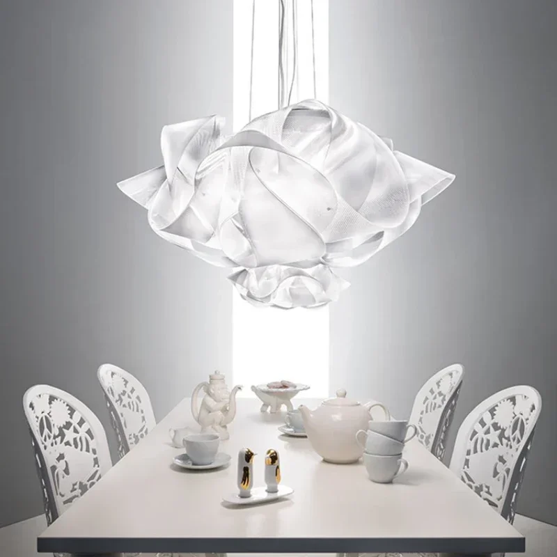 Итальянский Slamp Fabula Подвесной Светильник Теплый Белый Цветок Спальня Блеск
