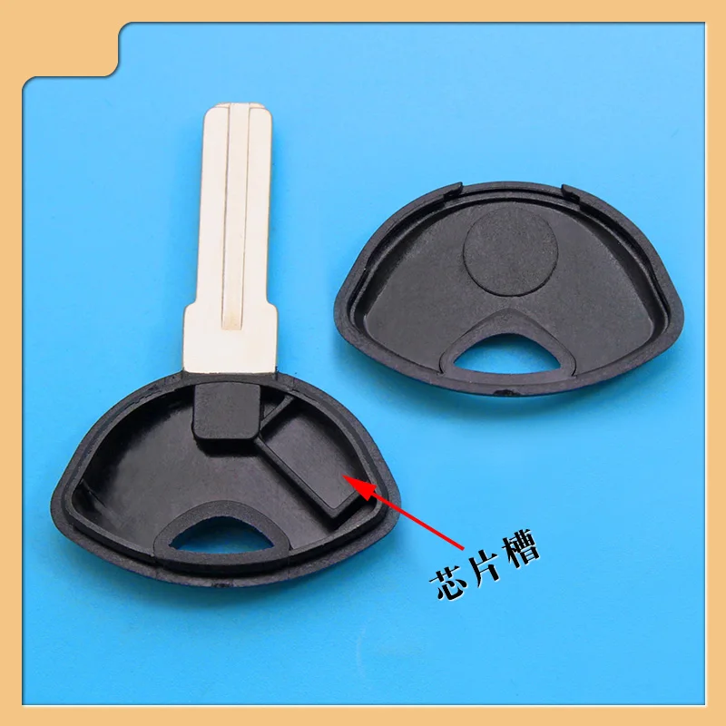 10PCS Motorcycle Transponder Key Chip Key Spare Key Head for F650 F800 K1200R F800GS F800ST K1200S F1200GS R1200RT K1300S K1300R
