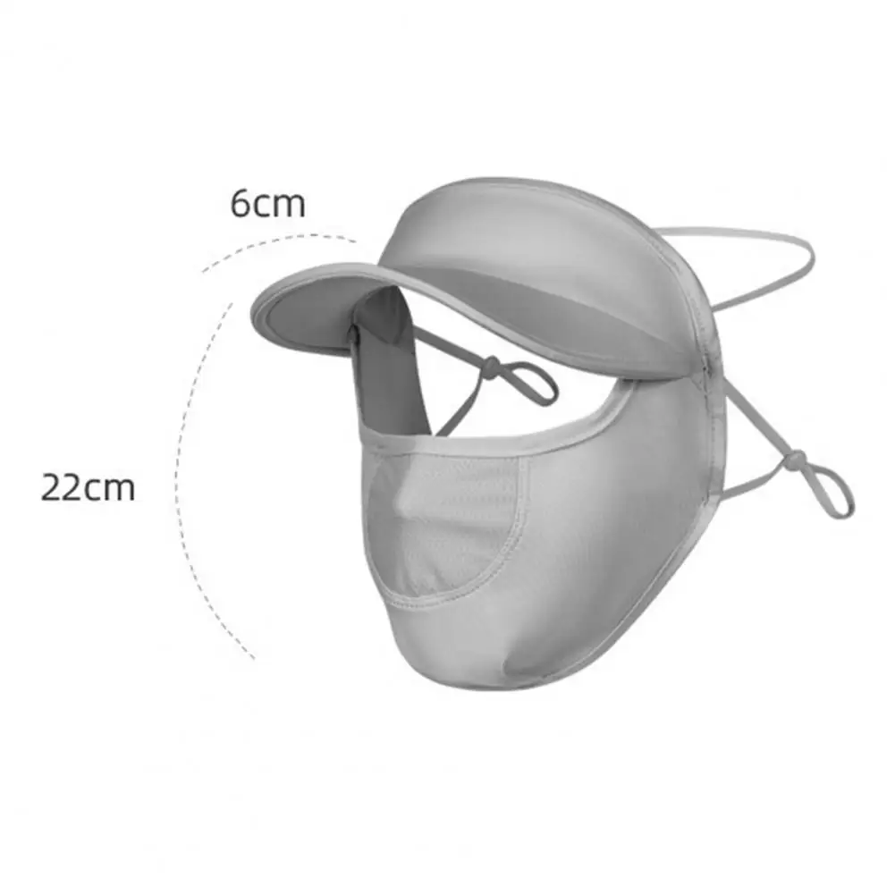 

Soft Soft Material Easy to Breathe Riding Hat Face Hood Adjustable Super Breathable Cycling Hat Face Hood Cycling Supplies