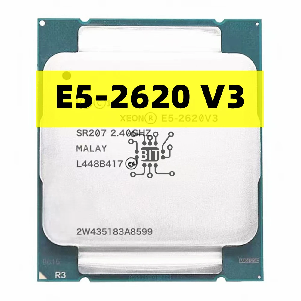 XEON E5-2620v3 2.4GHz/6-Core(12-Thread)/15Mb Cache/85W