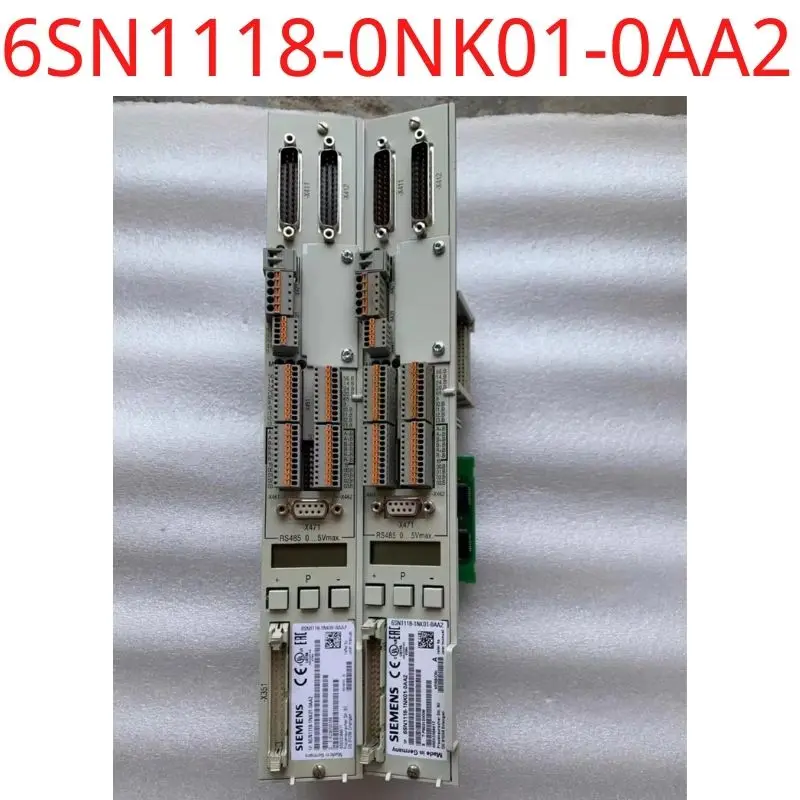 

used Siemens 6SN1118-0NK01-0AA2 SIMODRIVE 611 U HRS2 2-AXIS CONTROL-LOOP BLOCK test ok