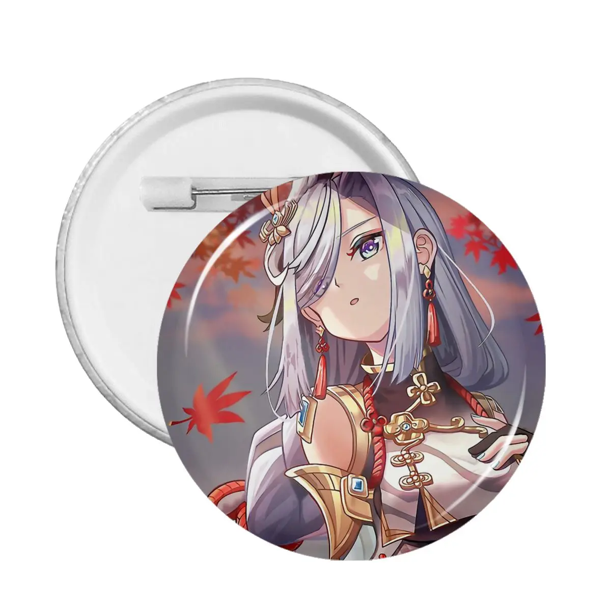 

Shenhe, значок на булавке, Genshin Impact SHENGHE, милые булавки для эрекции, Значки для влюбленных, броши для рюкзака