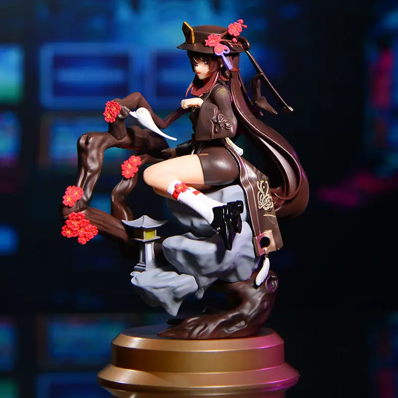 

Aomei Walnut Hand-made Snow Ji Beautiful Girl Anime Two-dimensional Model Ornaments For Genshin Figure ACG MAG 25cm Yuanshen