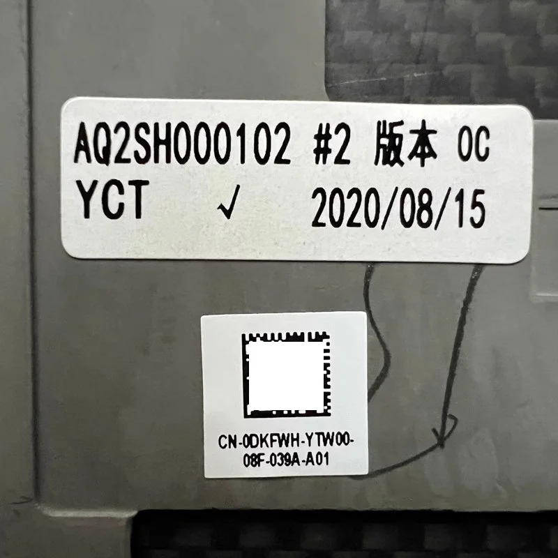 0DKFWH DKFWH черный новый оригинальный чехол для ноутбука Dell XPS 9500 Precision 5550 M5550 верхний с