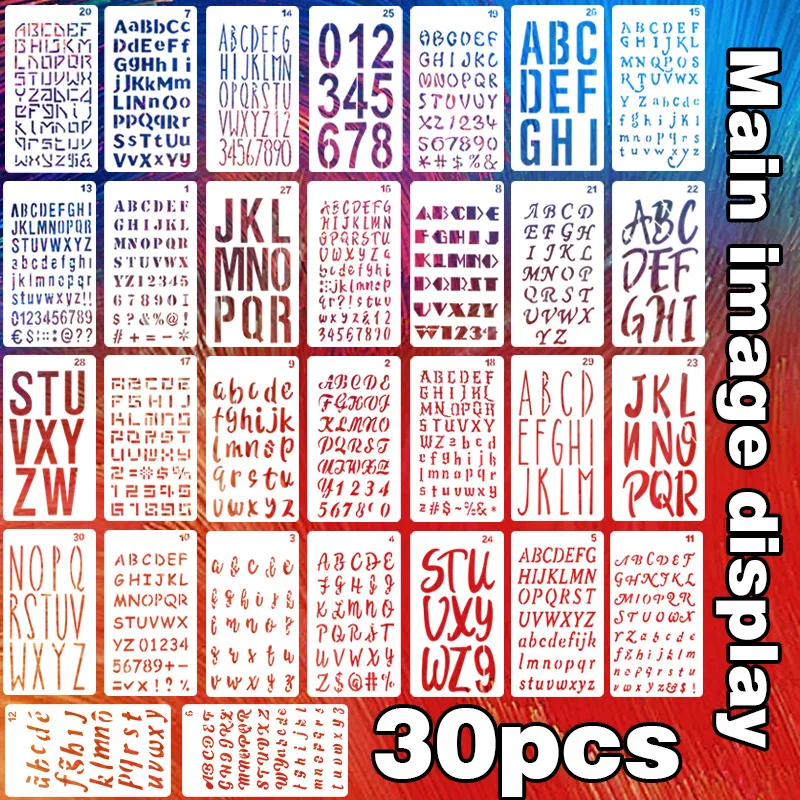 

Трафареты для рисования TIAMECH 30 шт.