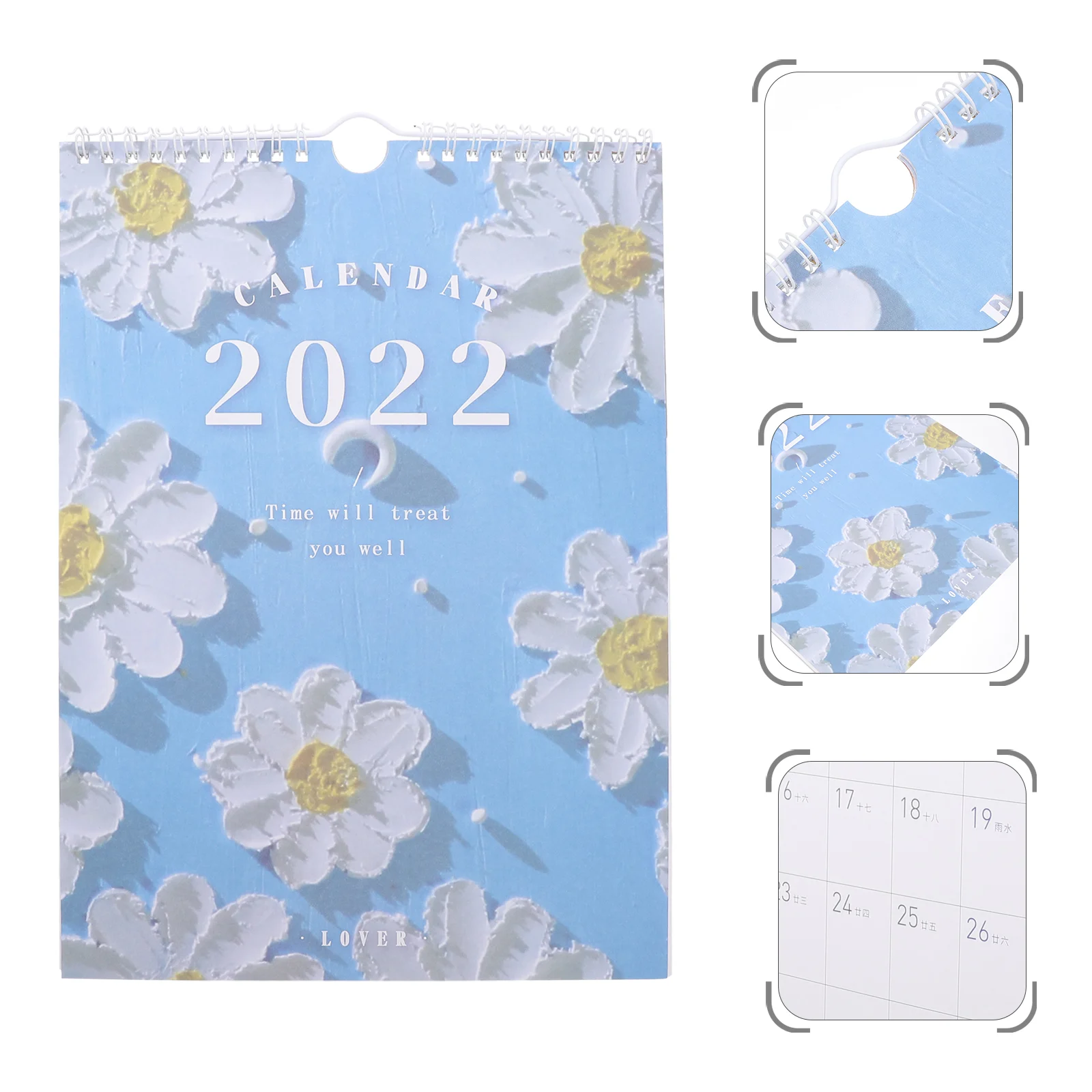

Настенный календарь, 1 шт., практичная Подвеска для заметок, календарь 2022, планировщик с наклейками