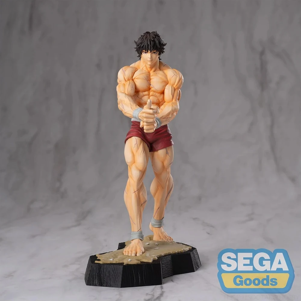 Фото 100% Оригинальная фигурка Sega Fave Luminasta Baki-Dou Hanma Baki в наличии, аниме-фигурка, модель для декора, коллекционный подарок №5