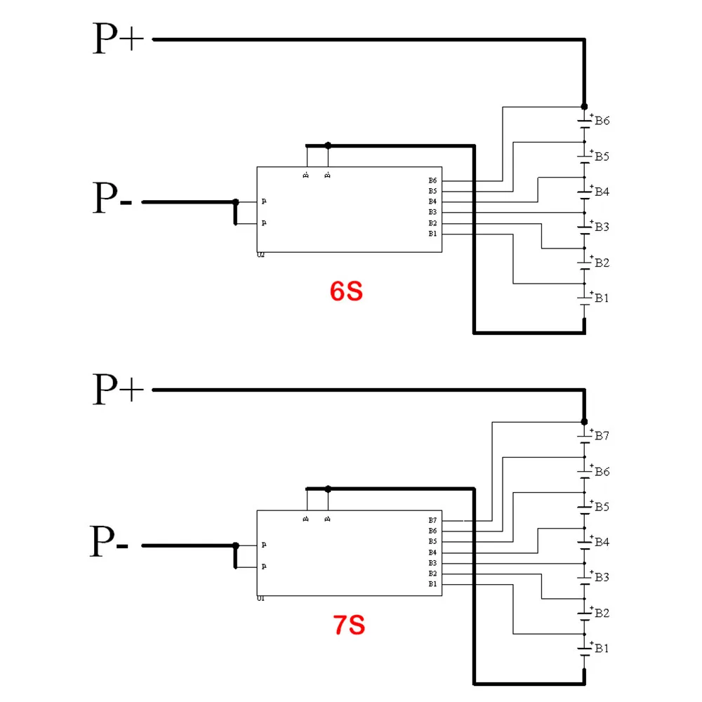 NTC 6S 7S 10S 24V 30A 40A 50A 18650 Защитная плата литий-ионной литиевой батареи 25 2 V 29 4 36V BMS для