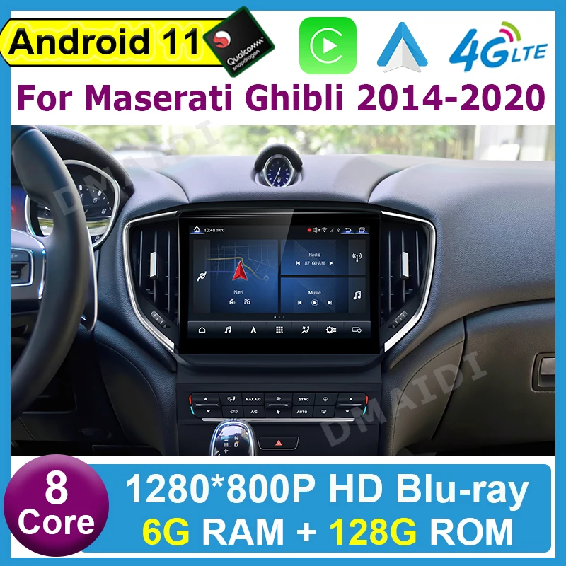 

Qualcomm Android 11 10.26inch Car Radio for Maserati Ghibli 2014-2016 Multimedia Player Stereo Receiver with 4G Carplay Auto