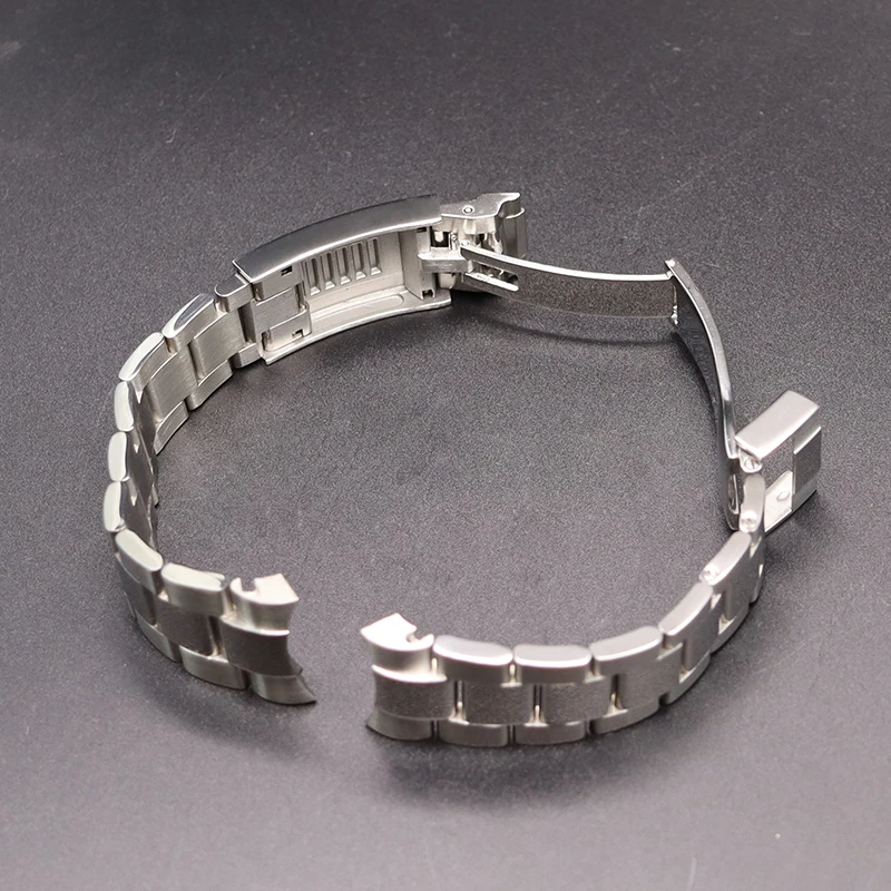 20mm Watchband Bracelet Stainless Steel Men's Watch Strap Parts Wristband Accessories For Daytona Oyster Submariner 40mm Case
