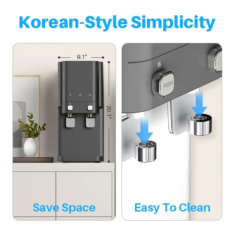 4-ступенчатая система фильтрации для воды с осмосом настольная RO-фильтра