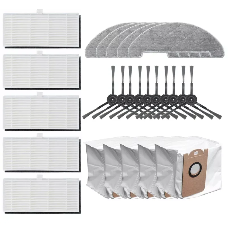 

Сменные детали для пылесоса VIOMI S9, насадка на швабру, фильтры НЕРА, боковые щетки, мешок для пыли