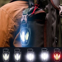 mini bright camping lantern led flashlight rechargeable cob work light five lighting modes waterpoor magnetic keychain lamp