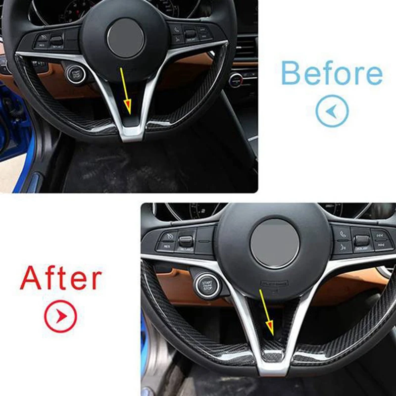 Украшение на руль из углеродного волокна U-образная Обложка отделка рамы