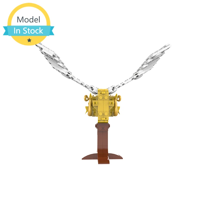 

MOC Golden Aerial Snitch Flying Ball with Wing Building Blocks Education Mosaic Bricks Model Men's Collectible Toy Children Gift