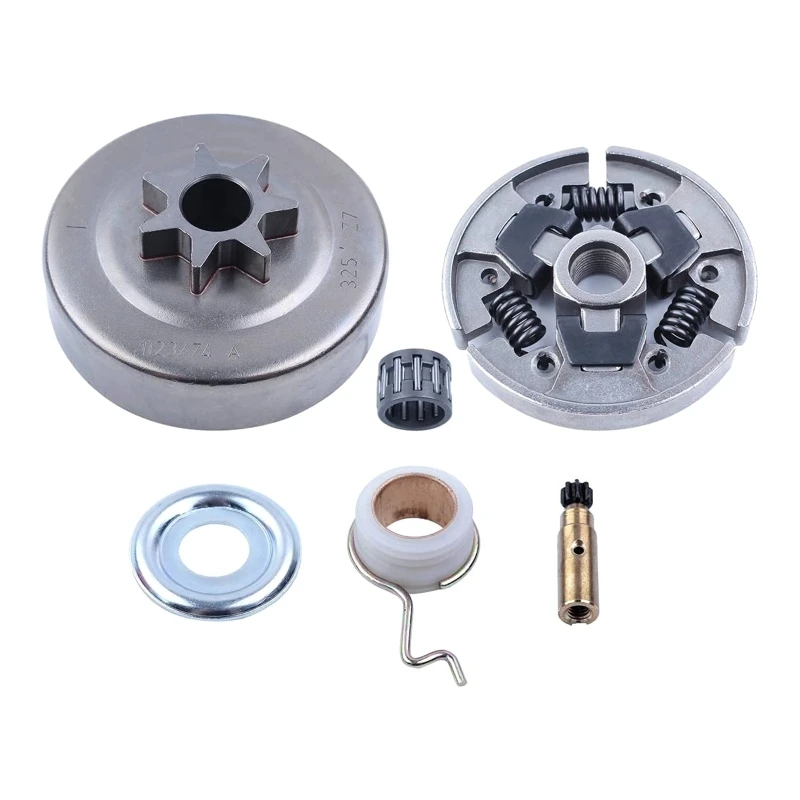 

3/8" Rim Sprocket Clutch Drum 3/8-7T Needle Bearing Kit for 017 018 021 023 025 MS170 MS180 MS210 MS230 MS250 Chainsaw Parts
