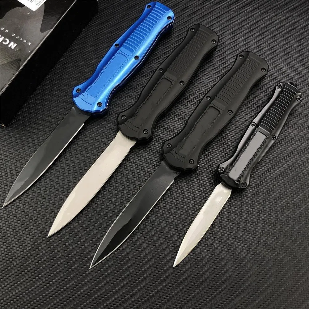 

BM 3300BK 3000 OTF AU.TO Tactical Knife D2 Blade Aluminum Alloy Handle Outdoor Hunting Pocket Knives Survival Camping EDC Tools