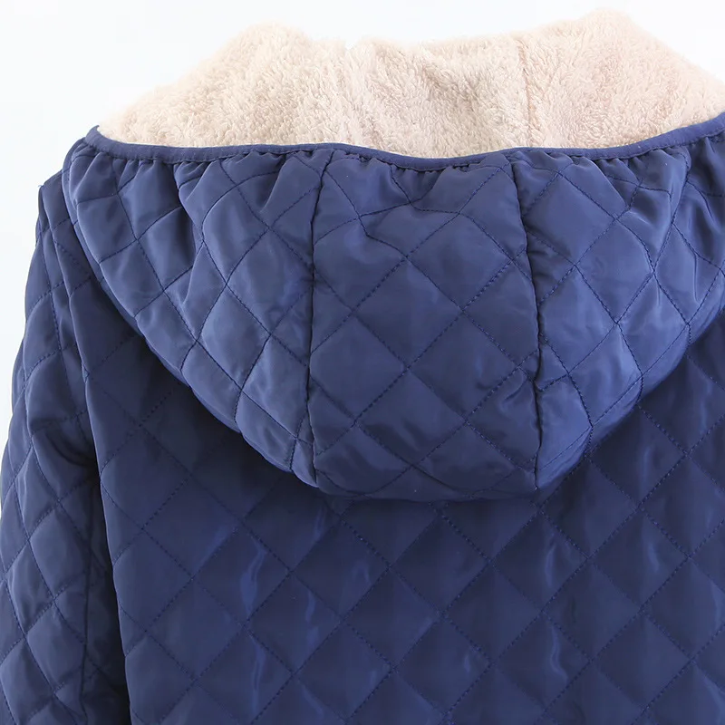 Parkas Hooded Coats 5 Color Women 2023 Autumn and Winter New Solid Color Casual Thick Coat Clothes Long Sleeve Quality Parkas