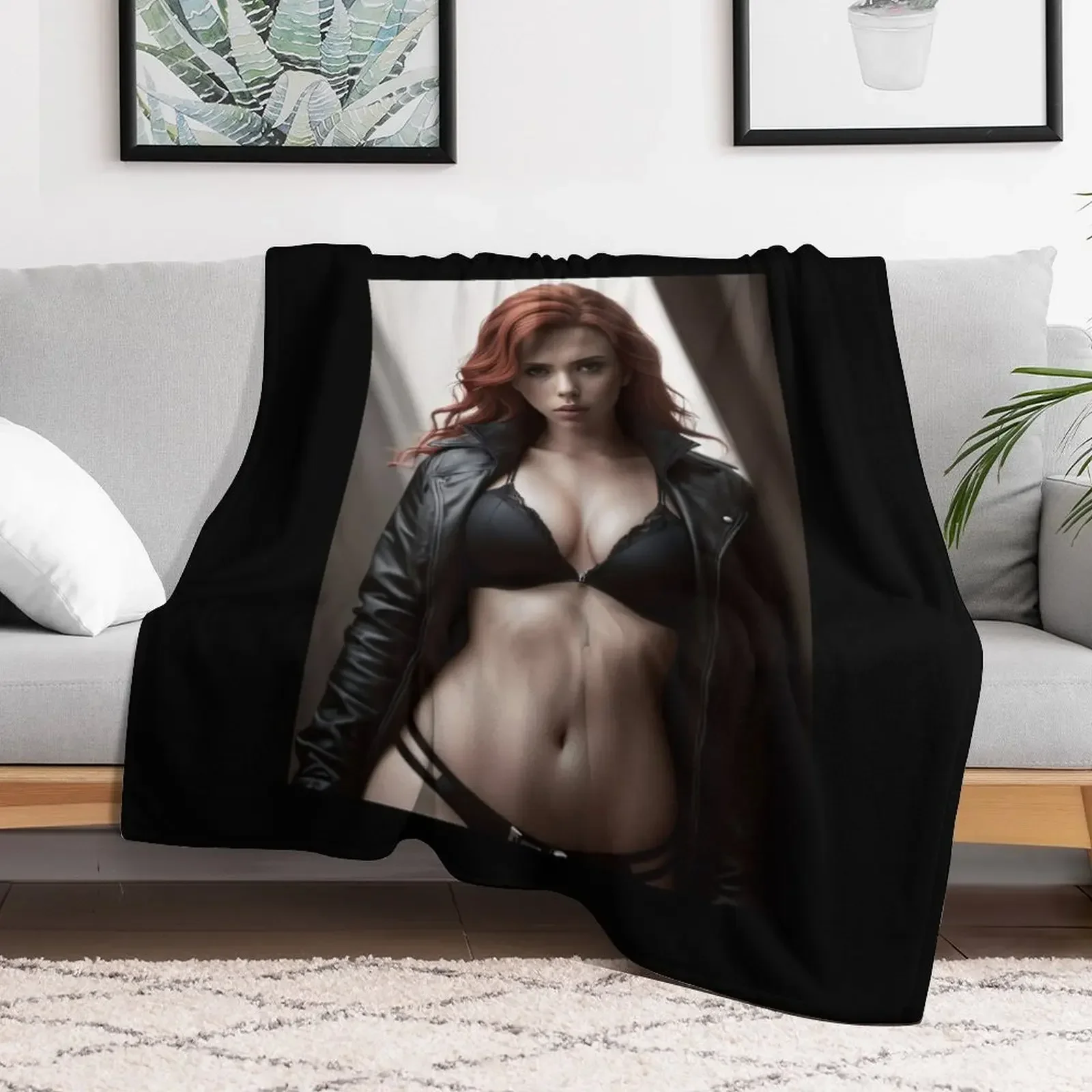 Фланелевое одеяло Scarlett Johansson