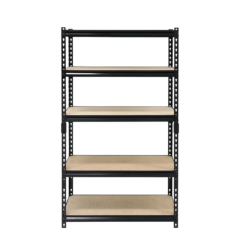 

Juggernaut Storage 48W x 18"D x 72"H 5-Shelf Steel Shelving, 4000 lb Capacity Blackshelf tools storage organize shelves