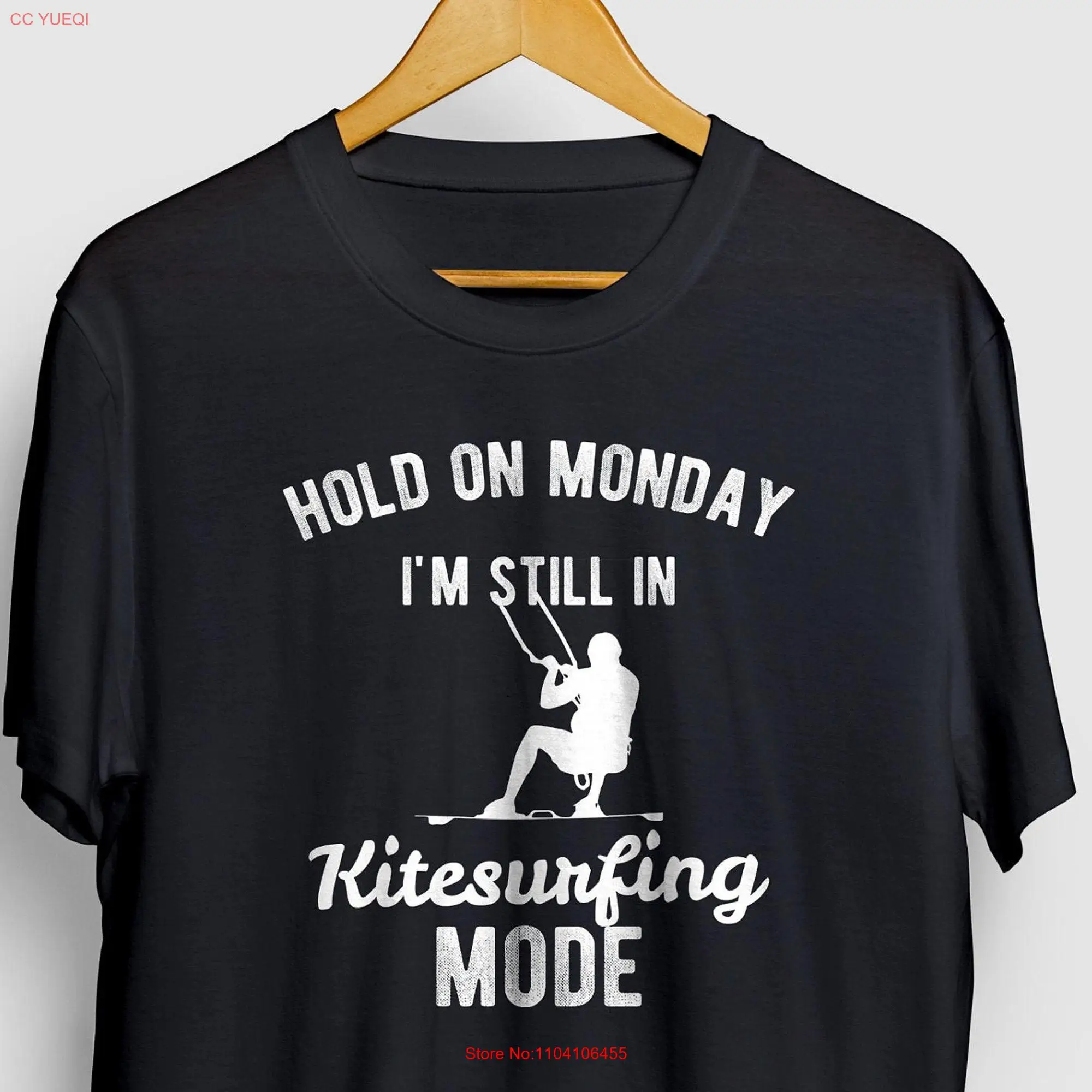 Футболка для кайтсерфинга Тет в понедельник я все еще режиме забавный кайтборд с