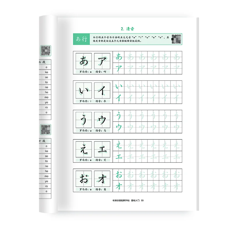Стартовый набор для японской каллиграфии — тетрадь Katakana & Kanji практика 50 тонов