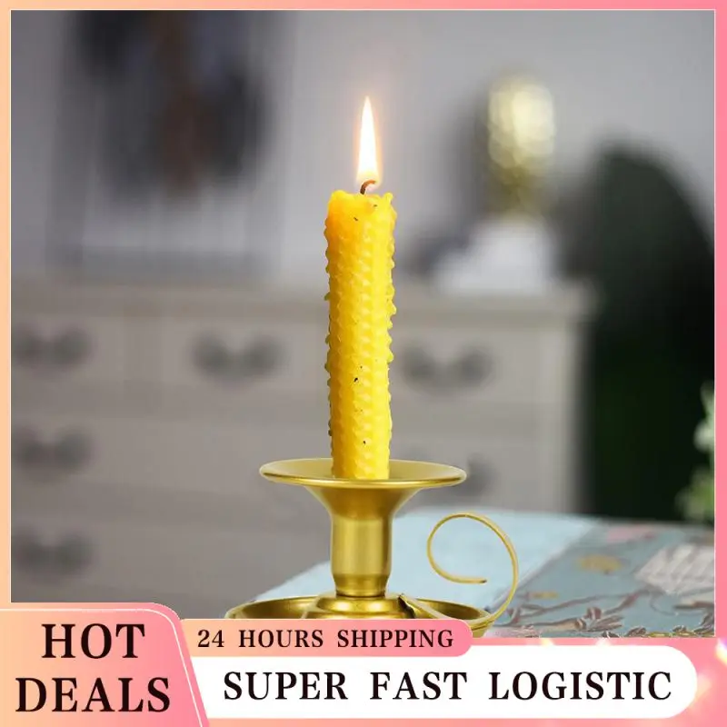 Party Wedding New Year Table Home Decoration Metal Handheld Candle Cup Home Interior Decoration