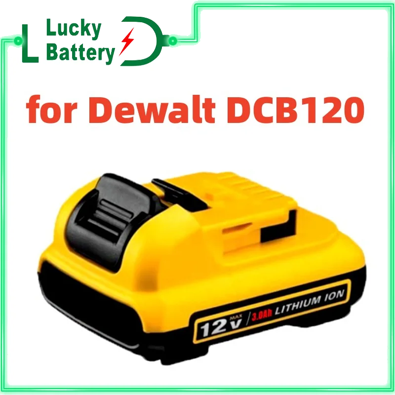 

Сменные литий-ионные батареи для Dewalt DCB120, 12 В, 3 Ач, батарея DCB123, DCB125, DCB124, DCB122, DCD710, аккумулятор для электроинструментов