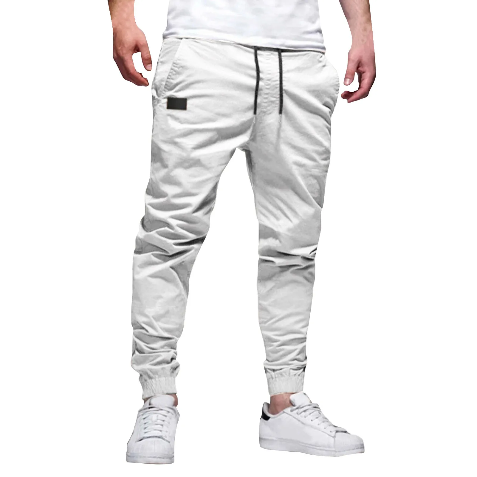 

American Vintage Cargo Pants Men Jogging Casual Pants Length Militarys Mens Streetwear Mens Work Tactical Tracksuit Trousers