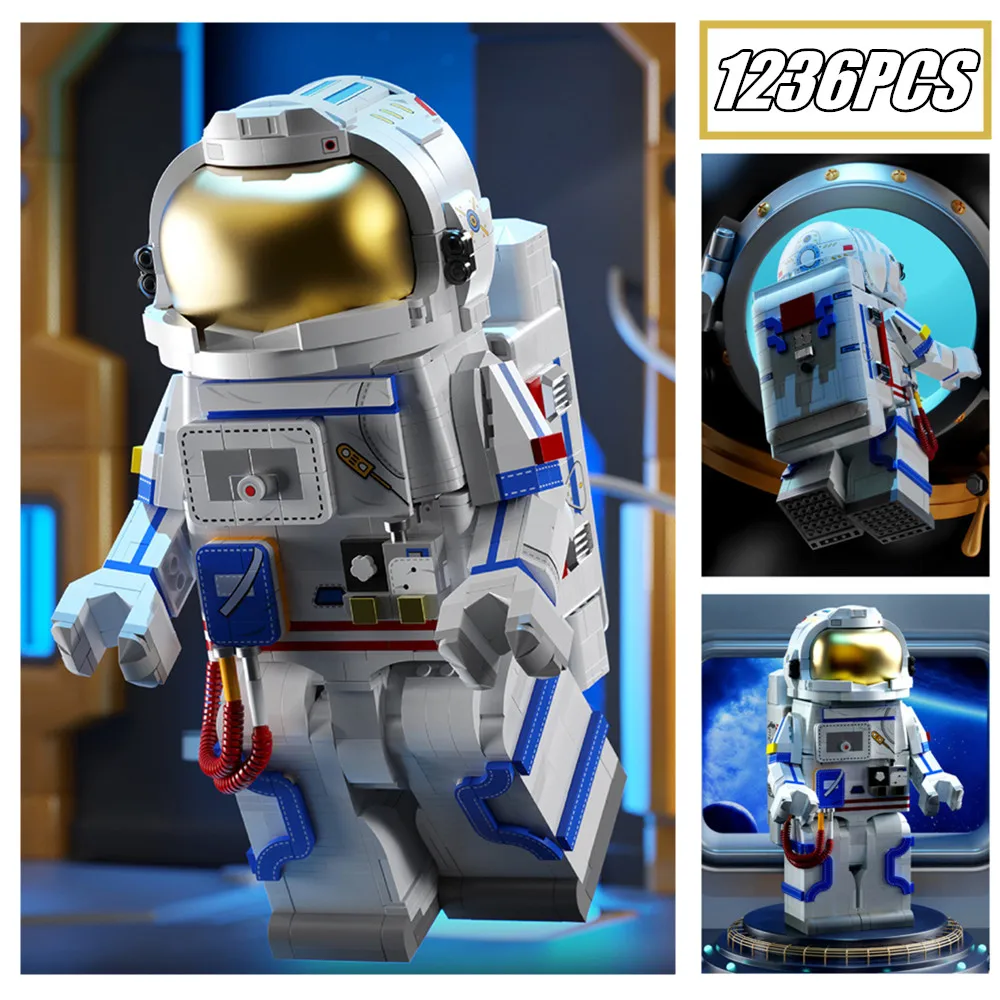 

1236PCS Space Station Astronaut Model Space Exploration Building Blocks Creative Children Toys Kid Gift Diy Toys Boys Set