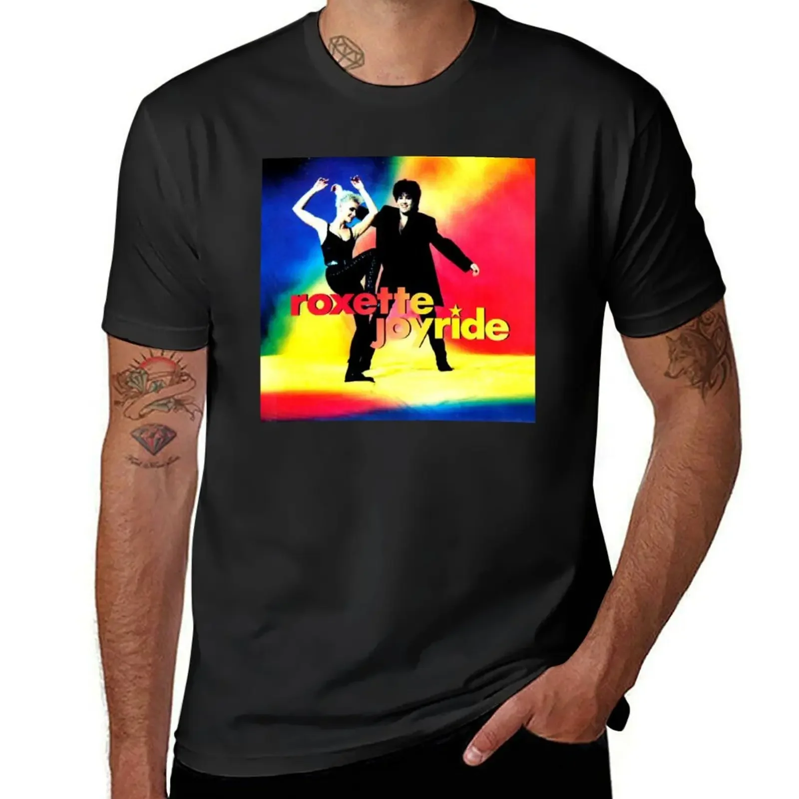 Футболка Roxette lustig для мужчин и женщин заготовки мужские футболки большого