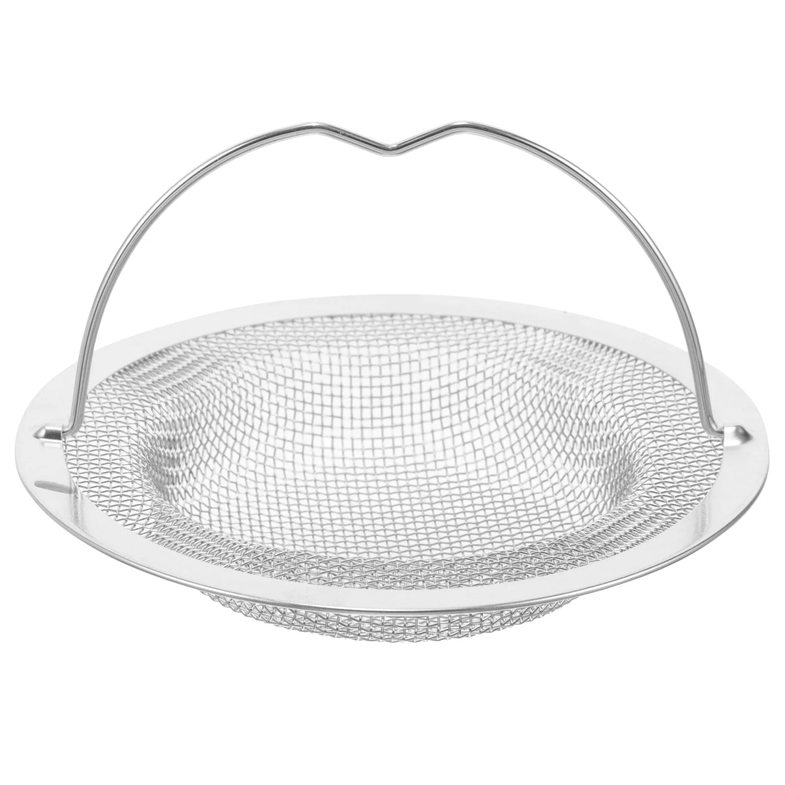 

Sink Strainer Filter Handle Drain Kitchen Strainers Water Trough Metal Stainless Steel Mesh