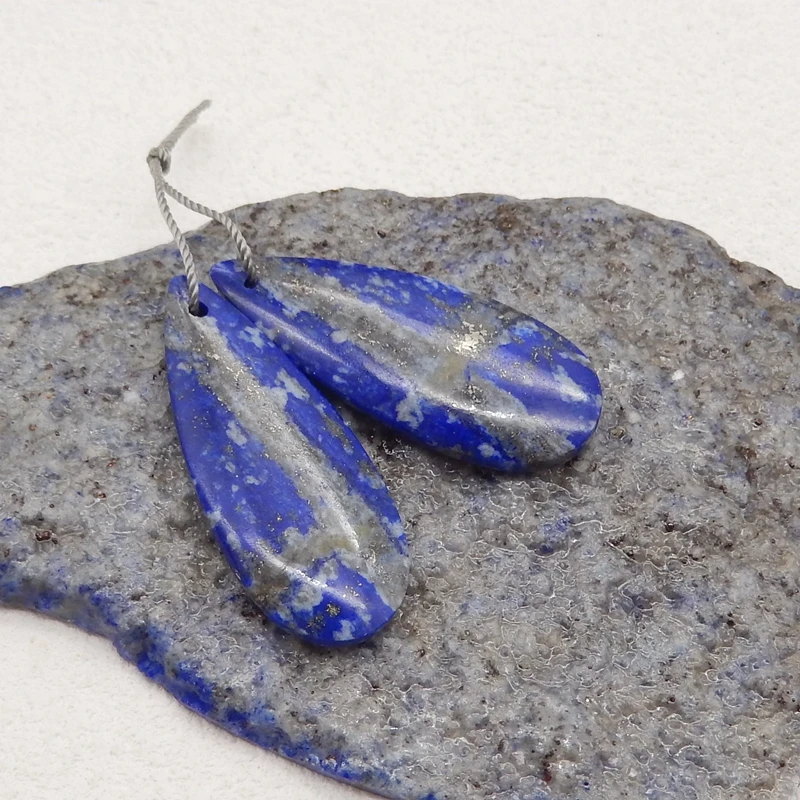 Серьги-капли из натурального камня для женщин массивные серьги ручной работы