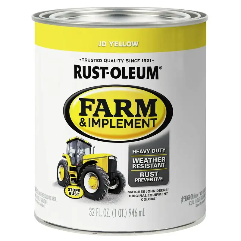 

Yellow, Specialty Gloss Farm and Implement Paint- Quart, 2 Pack